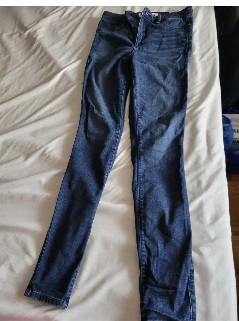 Abercrombie & Fitch Navy Skinny Stretch Jeans